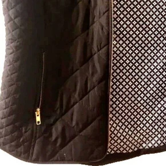 NEW Crown And Ivy Icon Vest Womens Puffer Gray Quilted Filled NWT ($72.50) XL - Picture 10 of 10